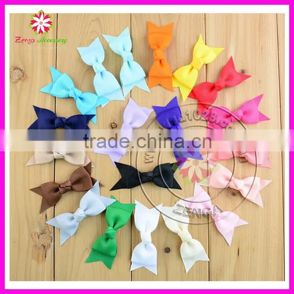 2.75" Grosgrain Ribbon Hair Bows, Ribbon Bows, Ribbon Bow Grosgrain