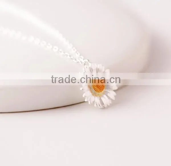 New Arrival Gold Tiny Delicated 925 Sterling Silver Daisy Fashion Jewelry Set for Wedding Party photo-2