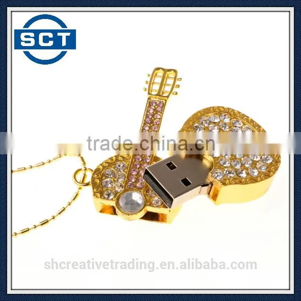 8GB/16GB/32GB Musical Guitar Model USB 2.0 Flash Drive Memory Stick Smart Storage U Disk photo-4