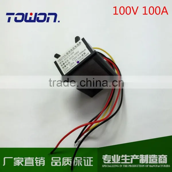 Dual LED Digital Voltmeter Ammeter Amp Volt Meter + Current Shunt DC 100V 100A photo-3