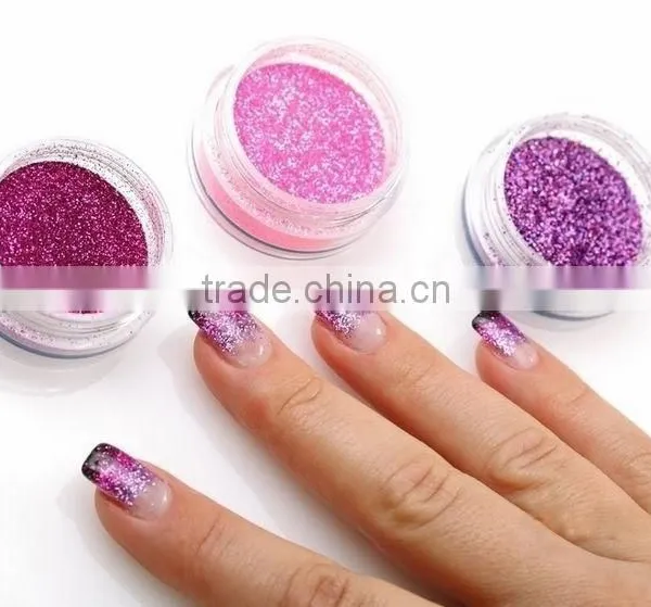 24Pcs Color Glitter Dust Powder UV Gel Decoration Tool Nail Art Tips Design Kits photo-2