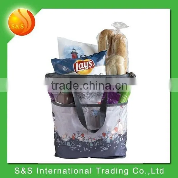 Foldable, Reusable, Eco Grocery, Shopping Tote Bag photo-2