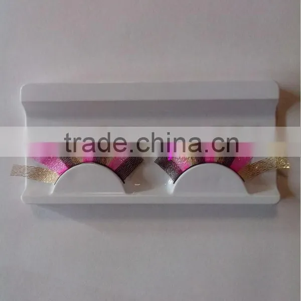2013 New Cosplay False Strip Eyelash Colorful Lace Eyelash photo-5
