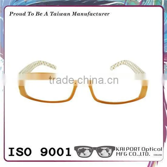 Heat Transfer Foil Pattern and Crystal Coating Optical Frames photo-3