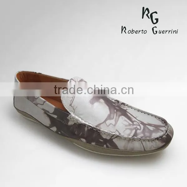 China Fashion Genuine Leather Men Casual Shoes photo-4