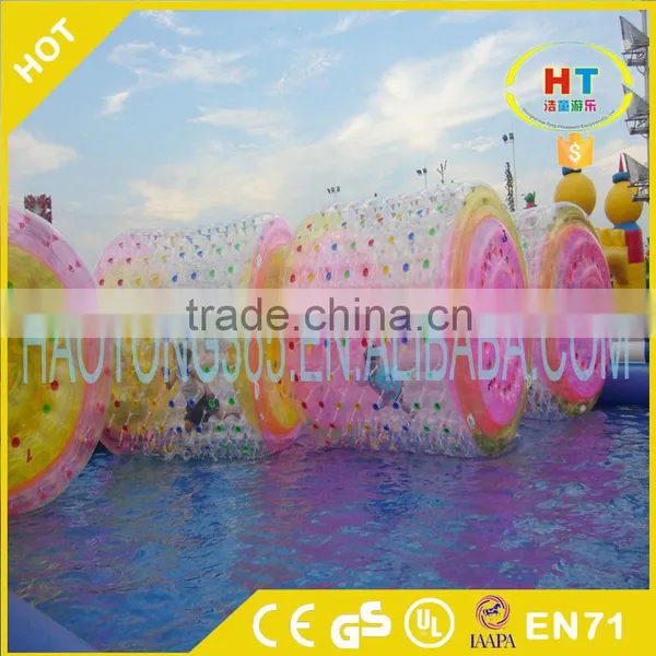 PVC TPU Material Amusement Park Inflatable Water Roller for Summer photo-4