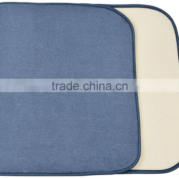 Sinland Anti-slip Bath Rug Non-slip Bathroom Mat Soft Door Mat 16 by 32 Inch (Dark Grey) photo-3