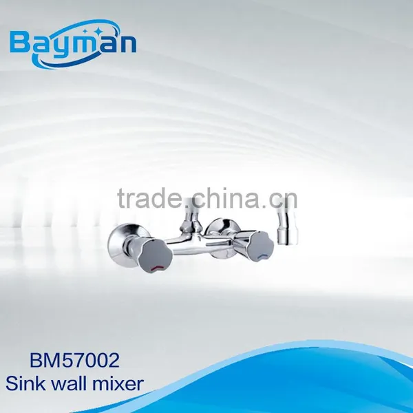 Bayman Dubai Favor Sink Wall Mixer Faucet (BM57002)