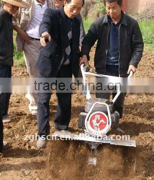 7HP Gasoline Hand Held Rotary Tiller Hand Operated Farm Equipment Mini Kultivator photo-3