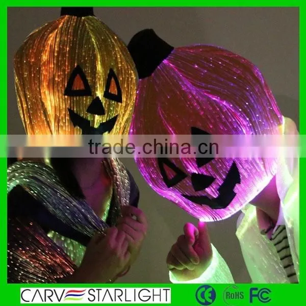 Light up Pumpkin Hat Pattern Luminous Pumpkin Hats for Halloweeen Idea