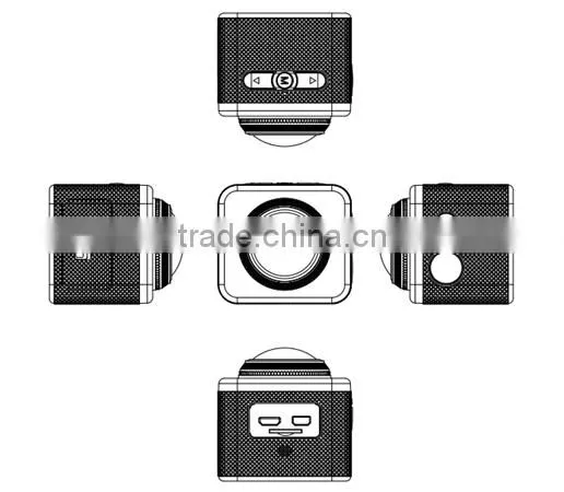 1080P@30 Fps 1.5 Inch Four Modes 12MP Panorama Photographic Action Camera photo-6