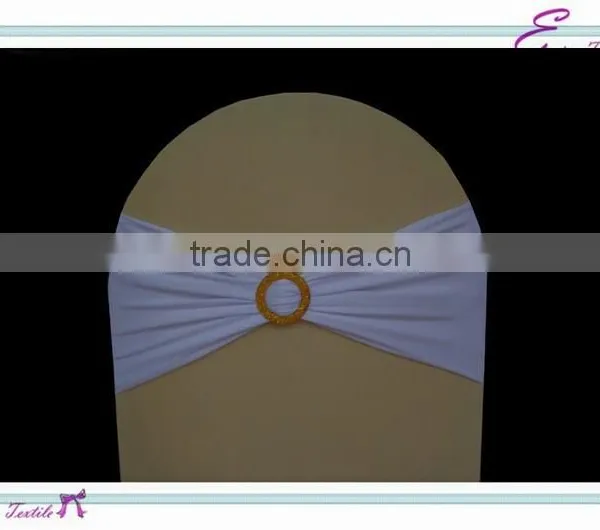 YHB#01 Spandex Lycra Band Buckle Polyester Banquet Wedding Wholesale Cheap Chair Cover Buckle Band Sash