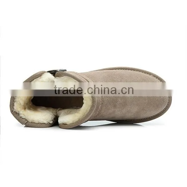 Fashion Plain Dress Boots Winter Boots Fur Boots photo-4