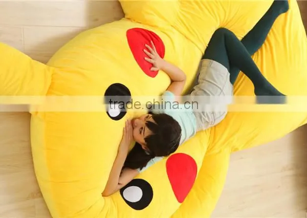 Newest Design Japan Stuffed Giant Pikachu Plush Bed Mattress With Memory Foam Sleepsuit Pokemon go Airbed Pikachu Mattress Sofa photo-5