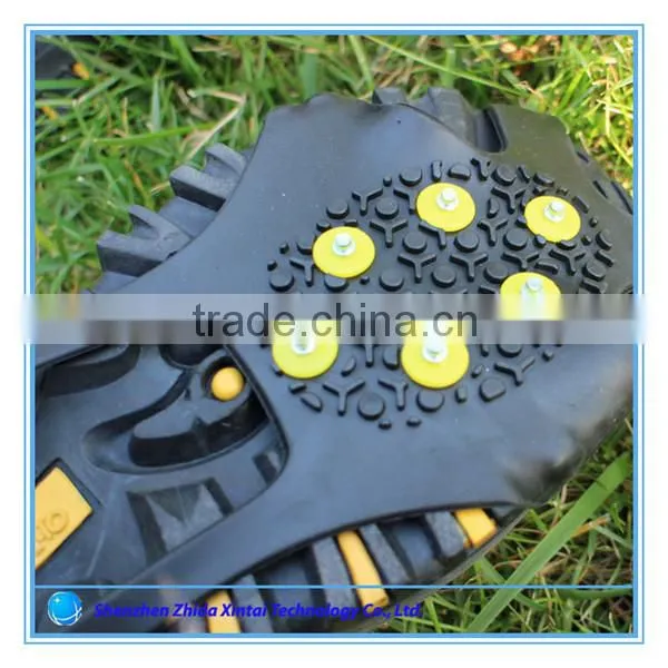 Ice Crampons Cleats Snow Grabbers Silicone Rubber Anti-slip Shoe Covers Overshoes photo-4