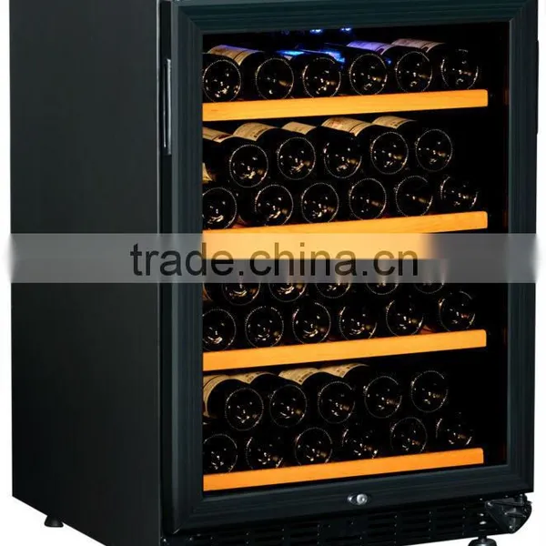 Fan Cooling Wine Refrigerator USF-54S(150 Liters 54 Bottles) With Single Zone
