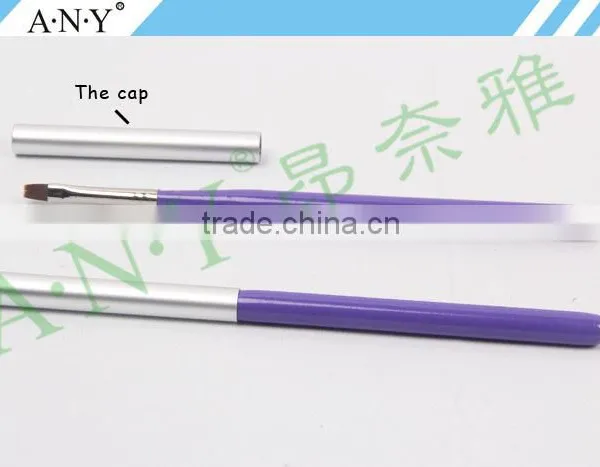 ANY Nail Art School Using Black Acrylic Handle Mini UV Gel Brush Cheap Price photo-5