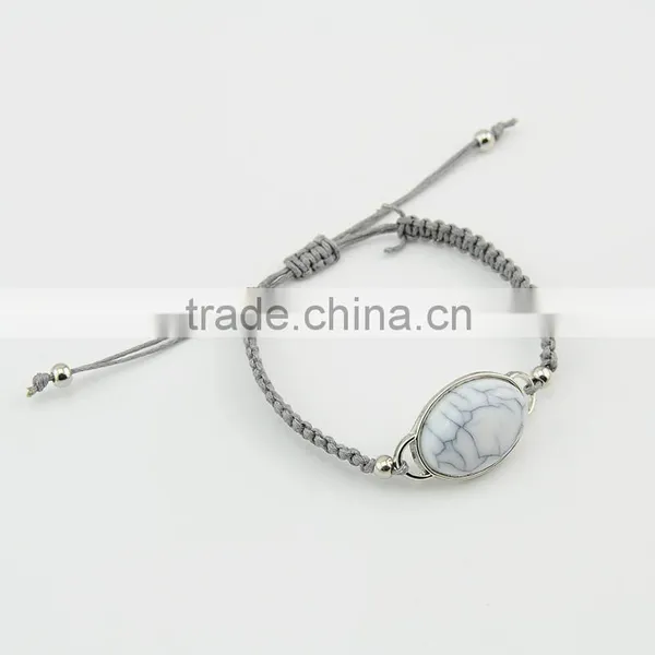 2016 Fashion Women Jewelry Natural Stone Rope Bracelet photo-2