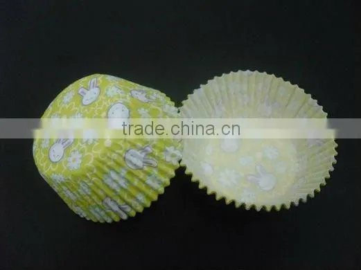 Wholesale Yellow Easter Bunny Baking Cups