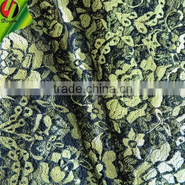 Nylon Polyester Lace Fabric 11019 Women Dress Fabric photo-4