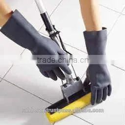 Black Heavyweight Gloves Industrial Rubber