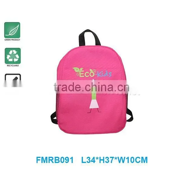 ECO custom printed recycle school backpacks