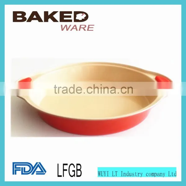 Round Pan Carbon Steel Cake Pan Baking Set With Silicone Handle photo-4