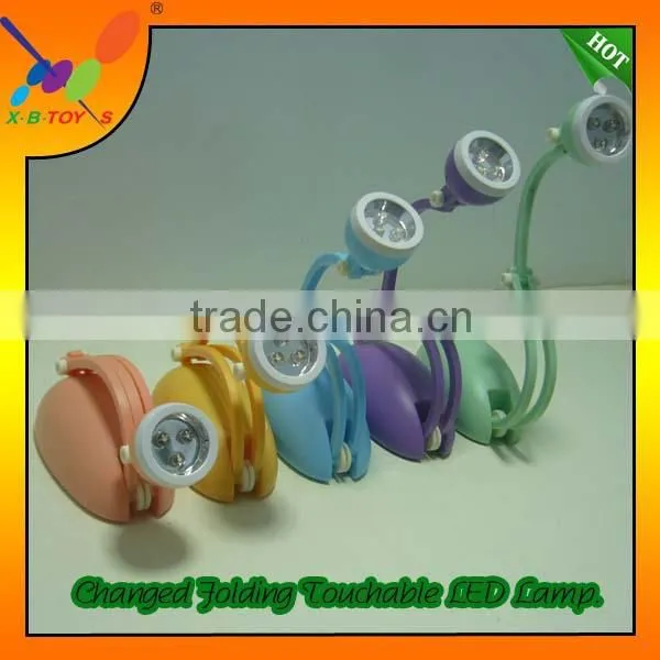 Smart Folding Lamp,Popular Gift Lamp,3-LED Changed & Folding Touchable Table LED Lamp. photo-5