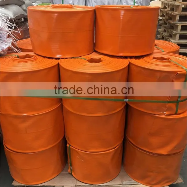 China Blue 1-10 Inch Pvc Lay Flat Plastic Pump Delivery Hose photo-4