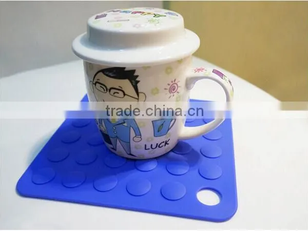 Non-slip Salient Point Silicone Chicken Pot Mat photo-5