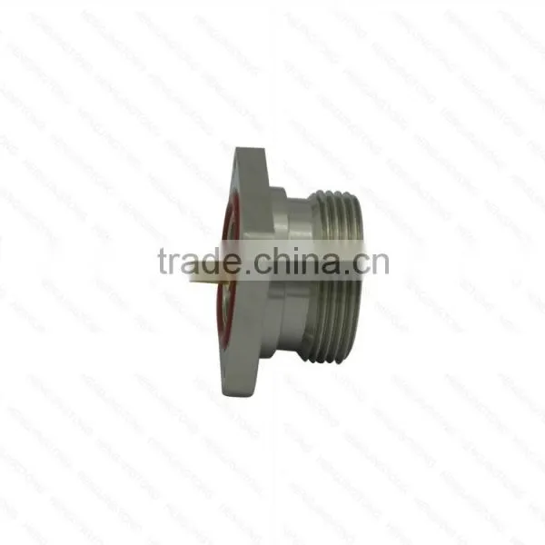 7/16 DIN Female Jack Flange Mount Solder Cup STRAIGHT RF Coax Cable Connector photo-3