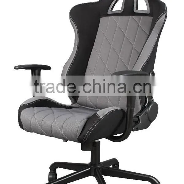 HC-R003 Best Grey Fabric Office Racing Chair on Sale photo-5