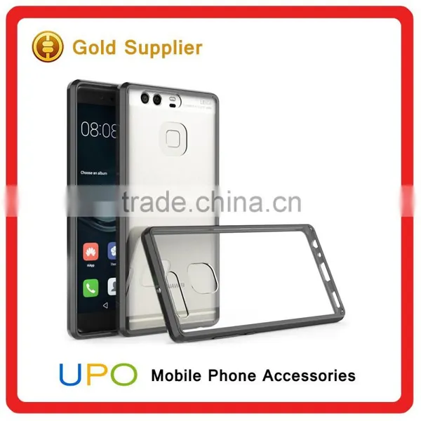 [UPO] 2016 Newest Hybrid Acrylic PC Hard Plastic High Quality Soft Tpu Mobile Phone Case for Huawei P9 photo-3