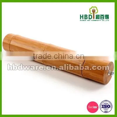 Natural Bamboo Pepper and Salt Grinder, Pepper Salt Set photo-3