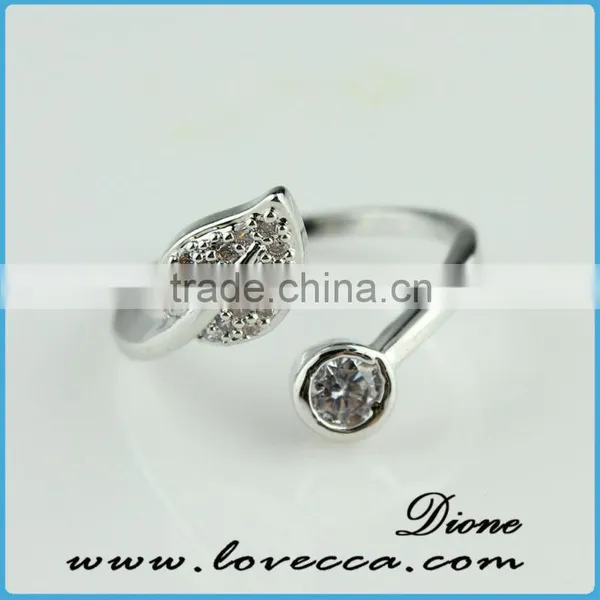 2015 Fashion Jewelry Ring!latest Weddingring Design!micro Pave Diamond Setting Ring-new Fashion Silver Ring Wholesale Jewelry photo-3