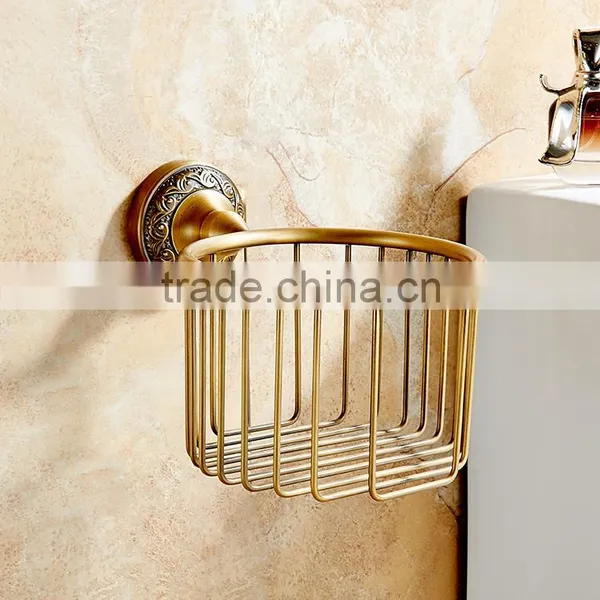 88951F Batnroom Accessory Soap Dish Archaize Hotel Use Bath Basket Toilet Paper Holder With Shelf photo-3