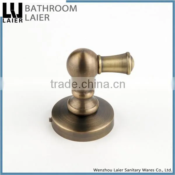 Simple Modern Kitchen Zinc Alloy Antique Bronze Finishing Bathroom Sanitary Items Wall Mounted Double Robe Hook photo-5