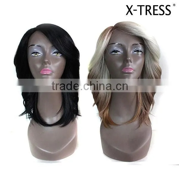 Synthetic Blend Best Seller Good Quality High Tempreture Fibre Heat Resistance Hair Wig 2016 photo-5