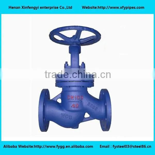 DIN Standard Bellow Seal Globe Valve Drawing photo-5