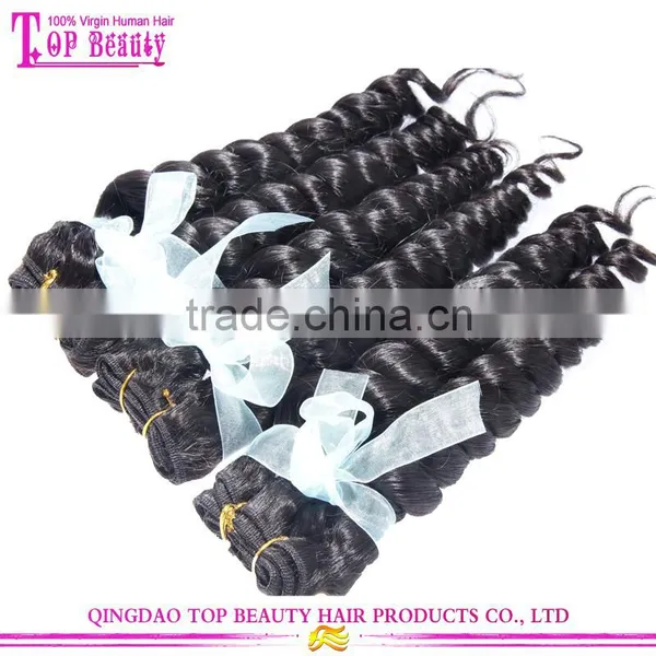 Qingdao High Quality and Cheap 100% Virgin Indian Remy Hair Loose Wave Human Hair Weaving photo-2