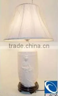 FOWDA Anti- Ancient Porcelain Living Room Bedroom Decorative Table Lamp
