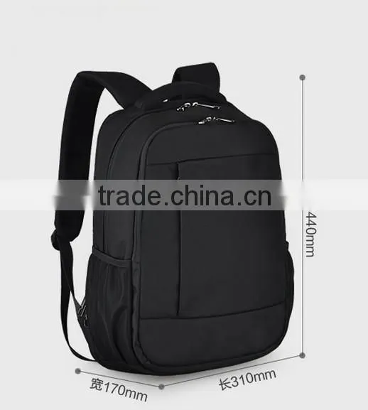 Classic Black Sports Laptop Backpack photo-4