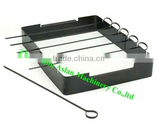 Circle Type BBQ Rack With 6 Skewers/BBQ Skewer With Stand/BBQ Kabob Set photo-5
