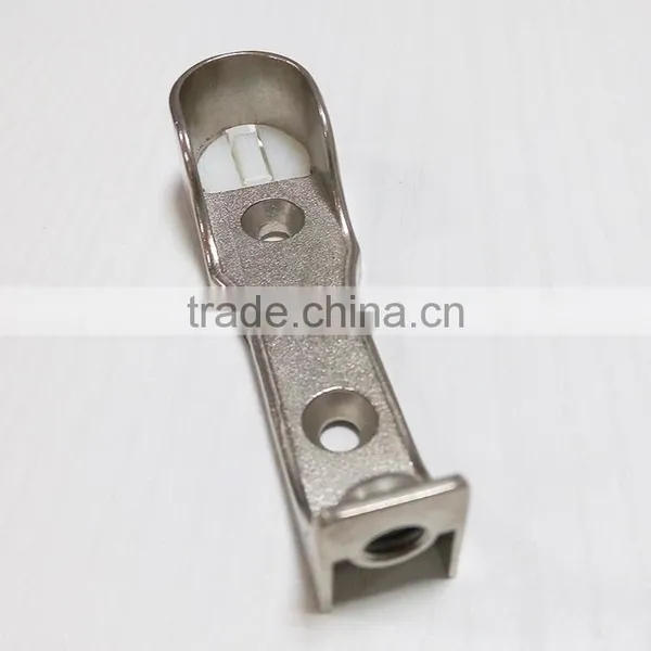 Furniture Hardware Oval Wardrobe Rail End Holder Supports Bracket photo-3