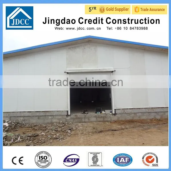 EPS/Glass Wool/PU/Rock Wool Panels Steel Structure Workshop Building photo-4