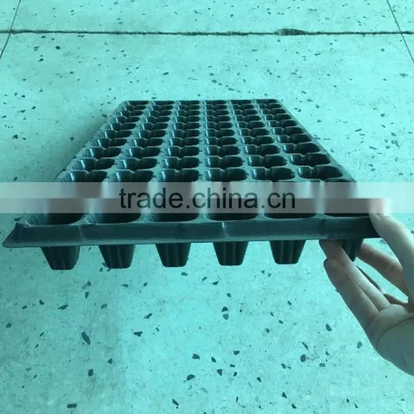 #014 Black Plastic Seedling Trays/High Quality Black Plastic Seedling Trays photo-6