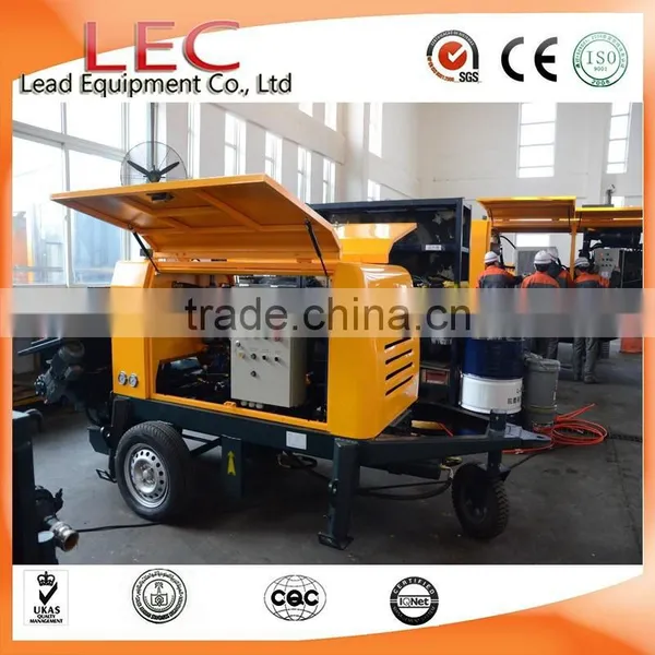 LHBT20-10RS Portable Used Diesel Engine Cement Concrete Pump photo-2