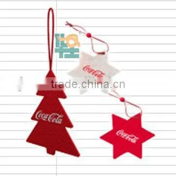 Nonwoven Fabric Made Ornaments on Santa Trees photo-3