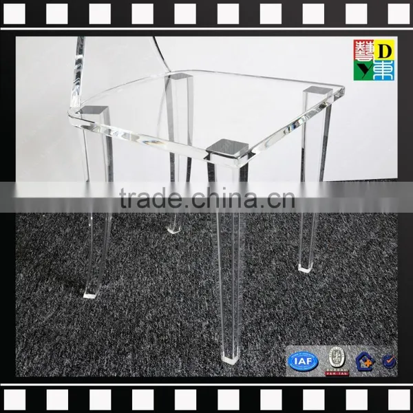 Clear Acrylic Modern Pedicure Chair Cheap Acrylic Dining Chair Crystal PMMA Wedding Chair From China Manufacturer photo-4