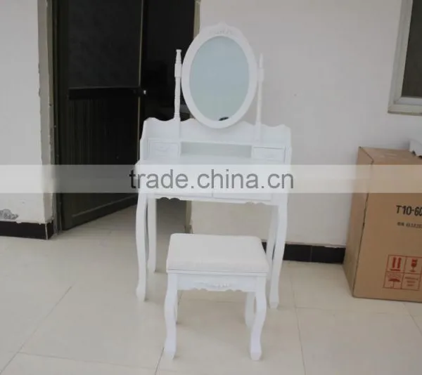 K/D Makeup Desk With Mirror / K/D Wooden Dresser photo-3